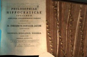Philosophiae Hippocraticae specimen