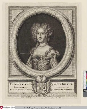 Eleonora Magdalena Theresia Romanorum Imperatrix [Porträt Kaiserin Eleonore]