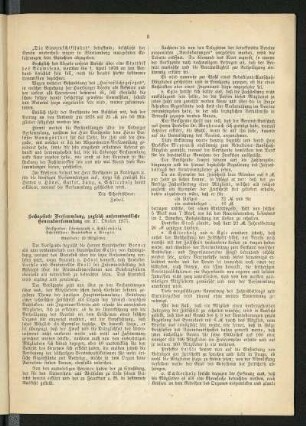 Sechzehnte Versammlung, zugleich außerordentliche Generalversammlung am 27. Oktober 1877