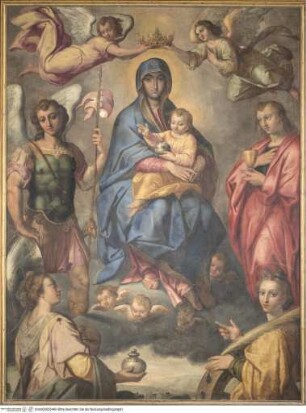 Madonna mit den Heiligen Johannes Evangelist, Maria Magdalena, Katharina von Alexandria und mit dem Erzengel Michael