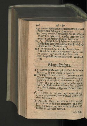 Manuscripta.