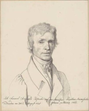 Bildnis Arnhold, Johann Samuel (1766-1827), Porzellanmaler