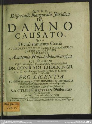 De damno causato