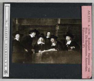 Rembrandt Harmensz. van Rhijn: Die Staalmeesters. Amsterdam, Rijksmuseum (Seestern-Nr. 3176)