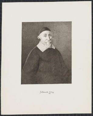 Icones Professorum Marpurgensium — Bildnis des Johannes Crocius (1590-1659)
