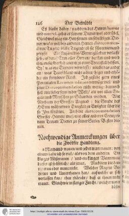 Nothwendige Anmerckungen über die Zwölffte Handlung.