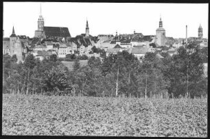Bautzen. Stadtansicht von Süden