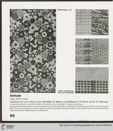 3: Textilien