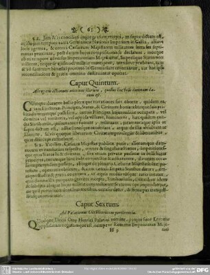 Caput Sextum. Ad Palatinum Ott Henricum pertinentia