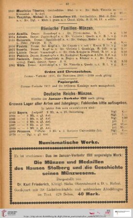 Deutsche Reichs-Münzen (Nr. 2863 - 2870)