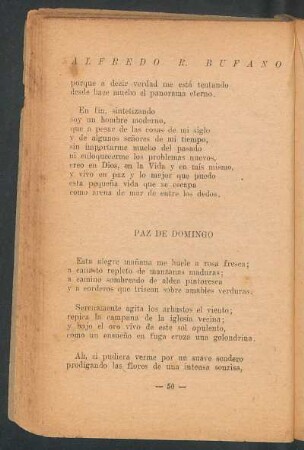 Paz de domingo
