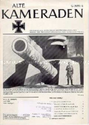 Militaristische Zeitschrift "Alte Kameraden" u.a. zur Landung der Alliierten im Juni 1944