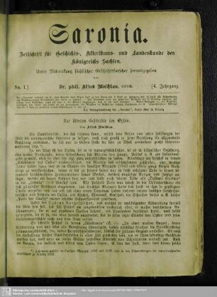 Zur ältesten Geschichte des Oybin