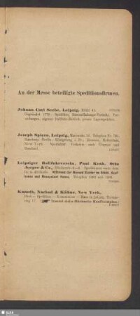 An der Messe beteiligte Speditionsfirmen