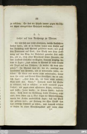§. 7. Luther auf dem Reichstage zu Worms.