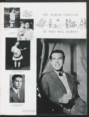 Del álbum familiar de Fred Mac Murray