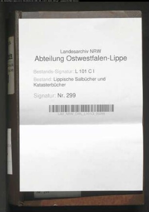 Salbuch der ehem. Vogtei Langen-Holzhausen von 1858, Bd. 1 (Duplikat)