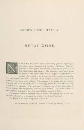 Plate IV. Metal-work