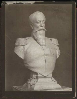 Porträtbüste Großherzog Friedrichs I., Gipsguß.