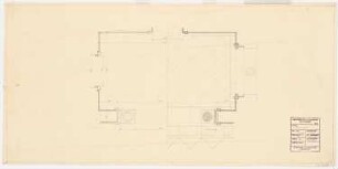 Schloss Posen, Posen Umbau: Grundriss 1:20