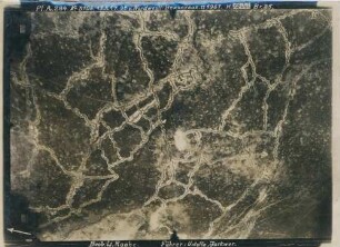 Foto des Geländes nordwestlich von Bezonvaux, Planabschnitt 1967 (Luftbild)