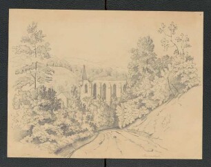 Marienthal, Kirchenruine [Carl Luckow, zeichnerischer Nachlass]
