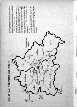 Karte: Berlin nach Verwaltungsbezirken