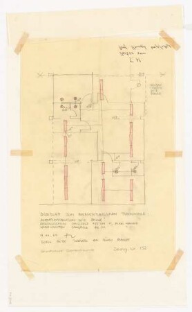 Grundschule Reinickendorf (heute: Reineke-Fuchs-Schule), Berlin-Reinickendorf: Deckblatt Beleuchtungsplan Schule