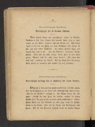 Fünfundfünfzigste Erzählung. Eulenspiegel verdingt sich in Hamburg bei einem Barbier.