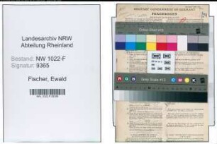 Entnazifizierung Ewald Fischer , geb. 06.03.1901 (Elektriker)
