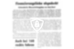 Finanzierungslücke abgedeckt
