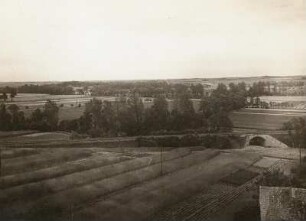 Lommatzscher Pflege. Blick vom Kirchturm Bloßwitz (Stauchitz-Bloßwitz) gegen Stösitz und Panitz