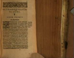 De tranquilitate animi libri VII