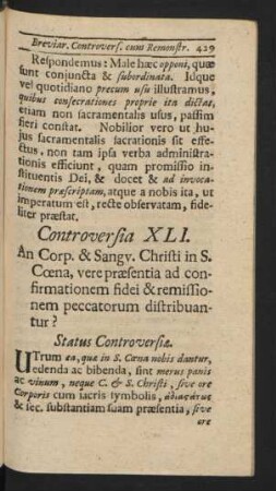 Controversia XLI. - Controversia XLV.