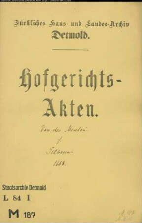 van der Meulen, Gerhards Erben gegen Bürgermeister Nevelin Tilhens Witwe Margarete Gottschalk - Schuldforderung