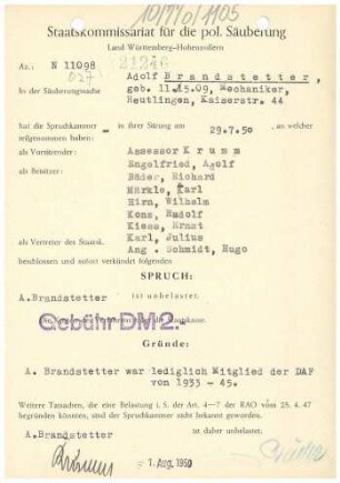Brandstetter, Adolf
