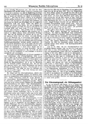 Der Kinematograph als Bildungsmittel