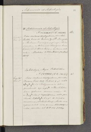 IV Astronomia et Astrologia
