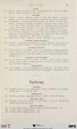 Nachtrag (Nr. 614-635)