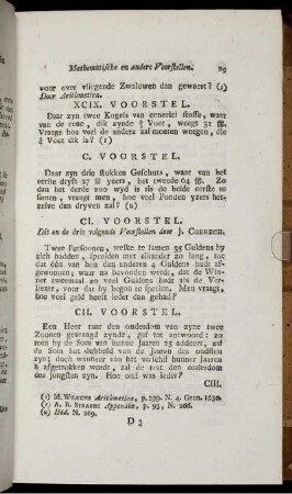 C. - CL. Voorstel.