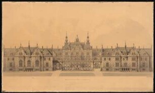 Schloss Bellevue, Berlin Erweiterung: Ansicht 1:100
