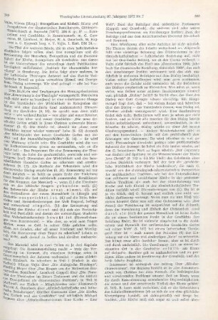 549-551 [Rezension] Evangelium und Einheit