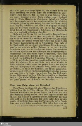 Sage vom Galgenberg bei Brambach