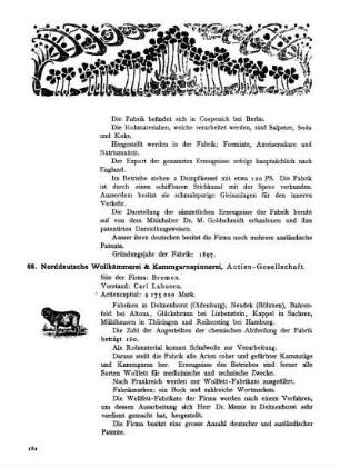 68. Norddeutsche Wollkämmerei & Kammgarnspinnerei, Actien-Gesellschaft.