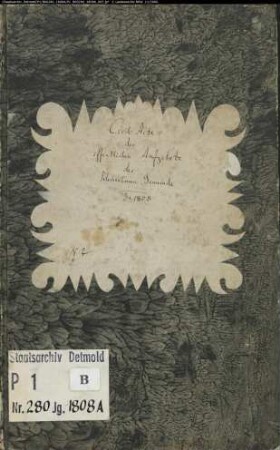 Zivilstandsregister der evangelischen Gemeinde Kleinenbremen, Kreis Minden (A 1808) (Gemeinde: Evangelische Gemeinde Kleinenbremen)