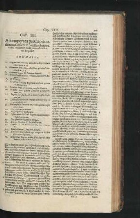 Cap. XIII. Attemperata per Capitulationem Caesaream potestate Imperatoris: qualisnam hodie remanserit Status Imperii?