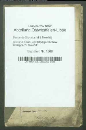 Sonstige: Drexhage, Bernhard Heinrich: