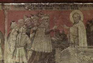 Bild 24: Bartholomäus wird zur Verleugnung Christi aufgefordert
