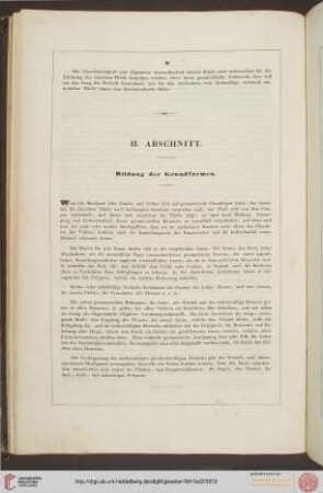 II. Bildung der Grundformen