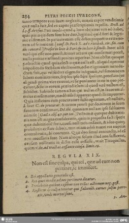 Regula XIX. Non est sine culpa, qui rei, quae ad eum non pertinet, se immiscet